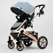 Norfolk Voyage Comfort Air Luxury Kahve Çift Yönlü Bebek Arabası - 4