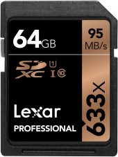 Lexar 64GB SD Hafıza Kartı C10 UHS-I U1 95MB/s 633x - 1