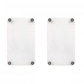 Ocak Koruyucu Kesme Tahtası 2 li Makaronlu Gül 30*52 cm - 2