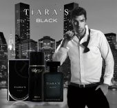 Tiaras Black For MEN Erkek Parfüm Seti-100ml Edt+150ml - 1