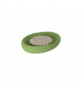 DT0082YC SABUNLUK YEŞİL PETEK DESENLİ POLİRESİN 10X8X2CM - 1