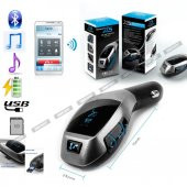 X5 Wifi Bluetooth Araç Kiti Fm USB Girişli FM Transmitter - 4