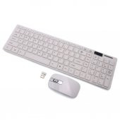 Kablosuz Klavye Mouse Seti Q Multimedia Klavye 2.4Ghz TV Uyumlu - 1