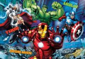 Clementoni 20606 3D Vision 104 Parça Avengers (Yenilmezler) Puzzle - 1