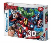 Clementoni 20606 3D Vision 104 Parça Avengers (Yenilmezler) Puzzle - 2