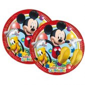 8 Adet Mickey Mouse Doğum Günü Parti Masası Tabağı - 1