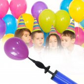 Sosis Balon Şişirme El Hava Pompası, Balon Pompası - 6