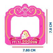25 Adet Barbie Magnet Doğum Günü Partisi Çerçevesi Buzdolabı Süsü - 1