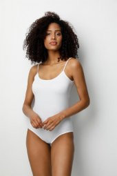 Özlem Bayan İp Askılı Çıtçıtlı Body 303 - 1