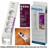 PHILIPS AKIM KORUMALI PRİZ 4 LÜ - 1