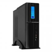 Frisby FC-S6040B Dijital LCD Panelli Göstergeli 300W Güç Kaynaklı Micro Atx Mini Slim Bilgisayar Kasası - 4