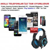 Frisby GAMEMAX FHP-G1460B Mavi Renk Mikrofonlu Gaming Oyuncu Kulaklığı Gaming Kulaklık Işıklı Ledli Çevirici Hediyeli - 7
