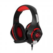 Frisby GAMEMAX FHP-G1465R Kırmızı Renk Mikrofonlu Gaming Oyuncu Kulaklığı Gaming Kulaklık Işıklı Ledli Çevirici Hediyeli - 1