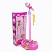 Oyuncak Ayaklı Mikrofon Set Mp3 Bağlanabilir Oyuncak Mikrofon - 1