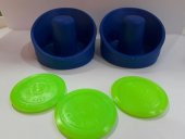 3 adet Air Hockey Topu (Diski) + 2 adet Tutma Kolu Topaç (Masa Di - 1
