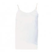 6 Adet Çift Kaplan 210Ç Kız Çocuk Ribana İp Askılı Atlet - 1