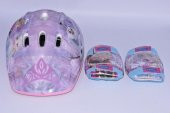 Frozen Elsa Paten Kask Dizlik Seti - 4 tekerlekli - 4