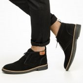 Silvio Motto Hakiki Deri Erkek Süet Bot - 1