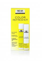 Neva Color Refresher- Renk Yenileyici Sarı Şampuan & Krem Set 300 Ml*2 - 1