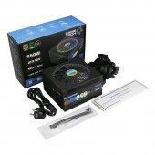 GAMETECH GTP-650 RGB 650W 80 Plus Bronze Sertifikalı Power Supply PC Güç Kaynağı - 1