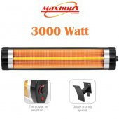 Maximus AVR-3000 - 3000W İnfrared Elektrikli Isıtıcı Soba - 1