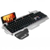 Frisby Gamemax FK-G550QU Gerçek Mekanik Klavye Blue Switch Oyun Modlu Bilek Destekli Animasyon Ledli Işıklı Metal Gövdeli Yeni Seri - 5