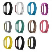 Xiaomi Mi Band 2 Akıllı Bileklik Çift Renk Kordon Kayış - 1