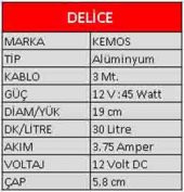 Delice 12 Volt Alüminyum Gövde Mazot pompası - 3