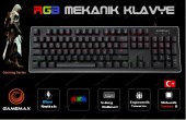GAMEMAX GM-X560QU İngilizce Blue Switch RGB Mekanik Gaming Oyuncu Klavyesi - 1