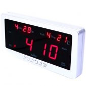 Watton WT-106 Dijital Led Işıklı Masa ve Duvar Saati - Adaptörlü - 5