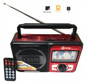 MEGA MG-810U Analog Kumandalı Radyo Mp3 Çalar - USB - SD - 1