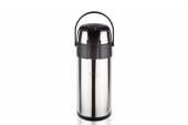 Penguen 1235A Çift Katlı Pompalı Çelik Termos 3.5 Litre - 1