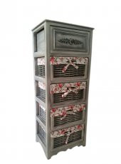 AHSAP SEBZELİK 5Lİ HASIR ÇEKMECELİ PATATES SOĞANLIK ÖZKAR MESE - 1