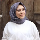 ColorScarfs Desenli Koton Eşarp - 1