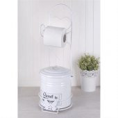 BANYO ÇÖP KOVASI FERFORJE TUVALET ASKISI BANYO TAKIMI BANYO SETİ - 6