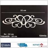 DEKORATİF YAPIŞKANLI AYNALI PLEKSİ MOBİLYA DOLAP VE KAPI SÜSÜ D4 - 2