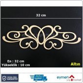 DEKORATİF YAPIŞKANLI AYNALI PLEKSİ MOBİLYA DOLAP VE KAPI SÜSÜ D4 - 3