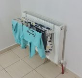 KURUFER KALORİFER KURUTMA ASKISI KURUTMALIK 60 CM 5 TELLİ Çamaşır Kurutmalık - 8