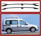 BoostZone Opel Combo Tavan Çıtası Port Bagaj Roof Rail(Siyah) - 1