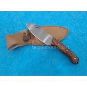 El İşçiliği Geyik Desenli Av Bıçağı 22cm Toplam Uzunluk - 2