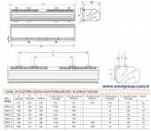 Olefini APEH-14 Genel Tip Isıtıcılı Hava Perdesi 120 cm - 3