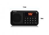MIKADO MD-R33 SİYAH ŞARJLI SPEAKER HOPARLÖR FM RADYO+USB+TF - 1
