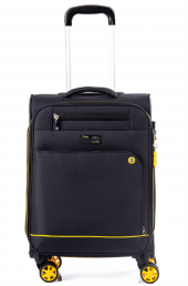 Verage 16056 Siyah Büyük Boy Kumaş Valiz - 2