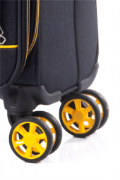 Verage 16056 Siyah Büyük Boy Kumaş Valiz - 6