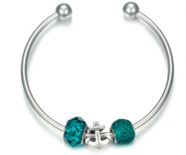 Frilly Tibet Gümüş Alaşım Charm Bileklik (FKB1611287) - 1