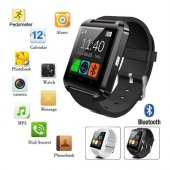 Berkev Akıllı Saat U8 Smart Watch Türkçe - Siyah thumbnail 3