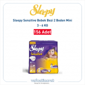 Sleepy Bebek Bezi Yenidoğan 2 No (3-6 Kg) 2x78 156 Adet - 1