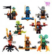 SY 623 Dönüşebilen NİNJA Lego Seti Tam 8 Figür - 2