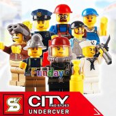 SY 263 City Lego Seti Tam 8 Figür - 1