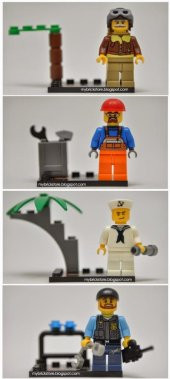 SY 263 City Lego Seti Tam 8 Figür - 9